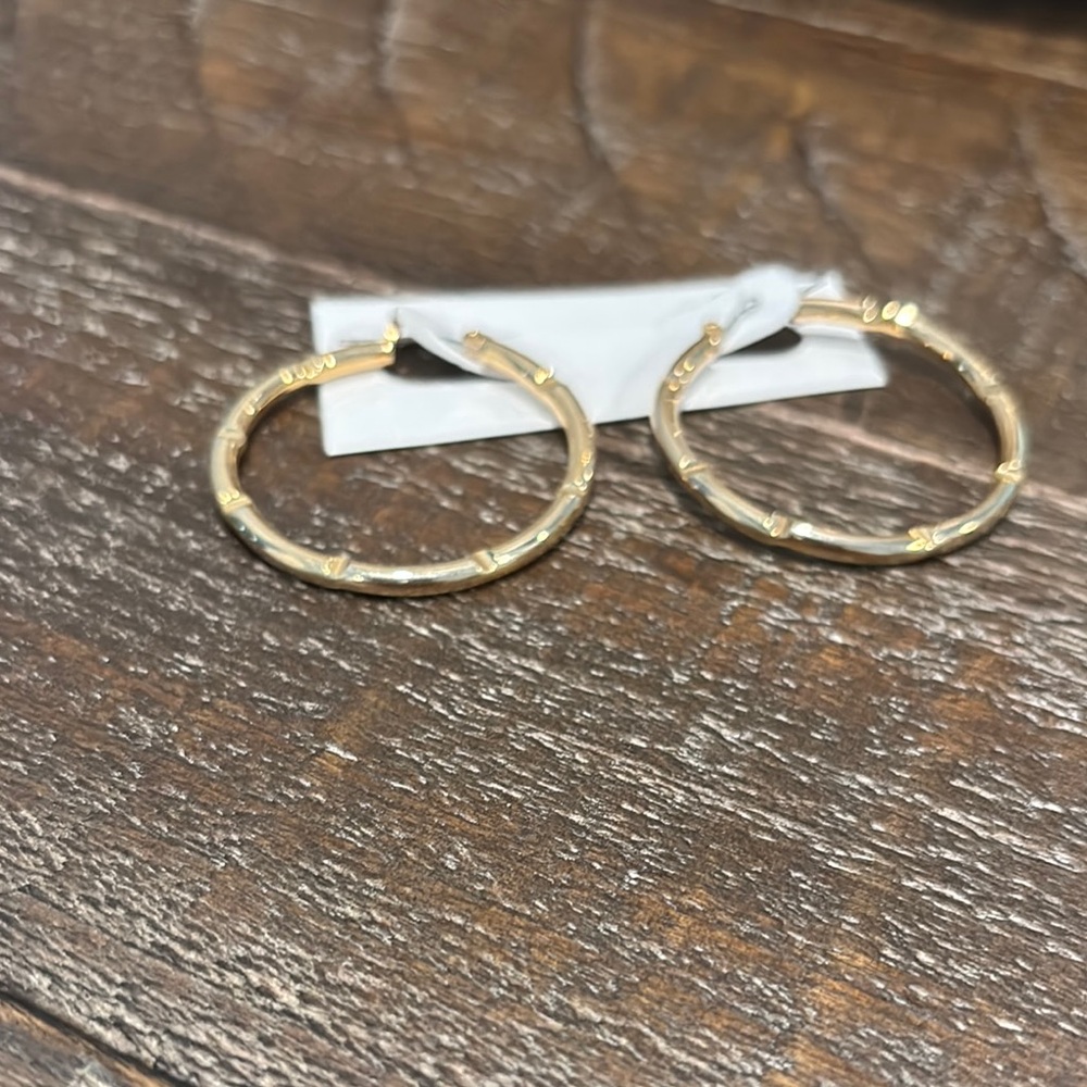 Gold Hoop Earrings
